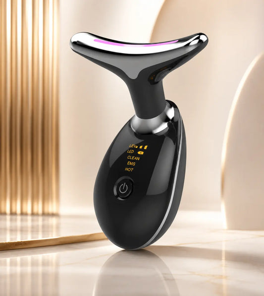 Lovelya GlowPulse Pro™ – Appareil Lifting Cou EMS LED Anti-Âge LOVELYA