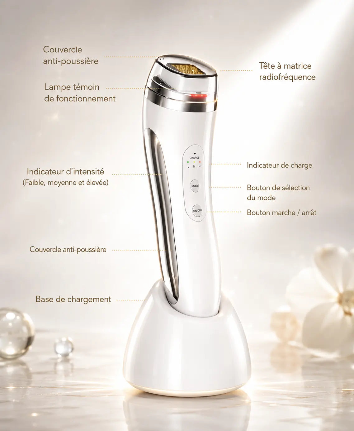 Lovelya LiftGlow™ - Appareil Radiofréquence Visage RF – vue 6