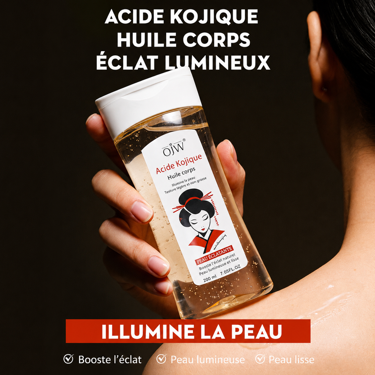 Huile Lumineuse à l'acide Kojic – vue 4