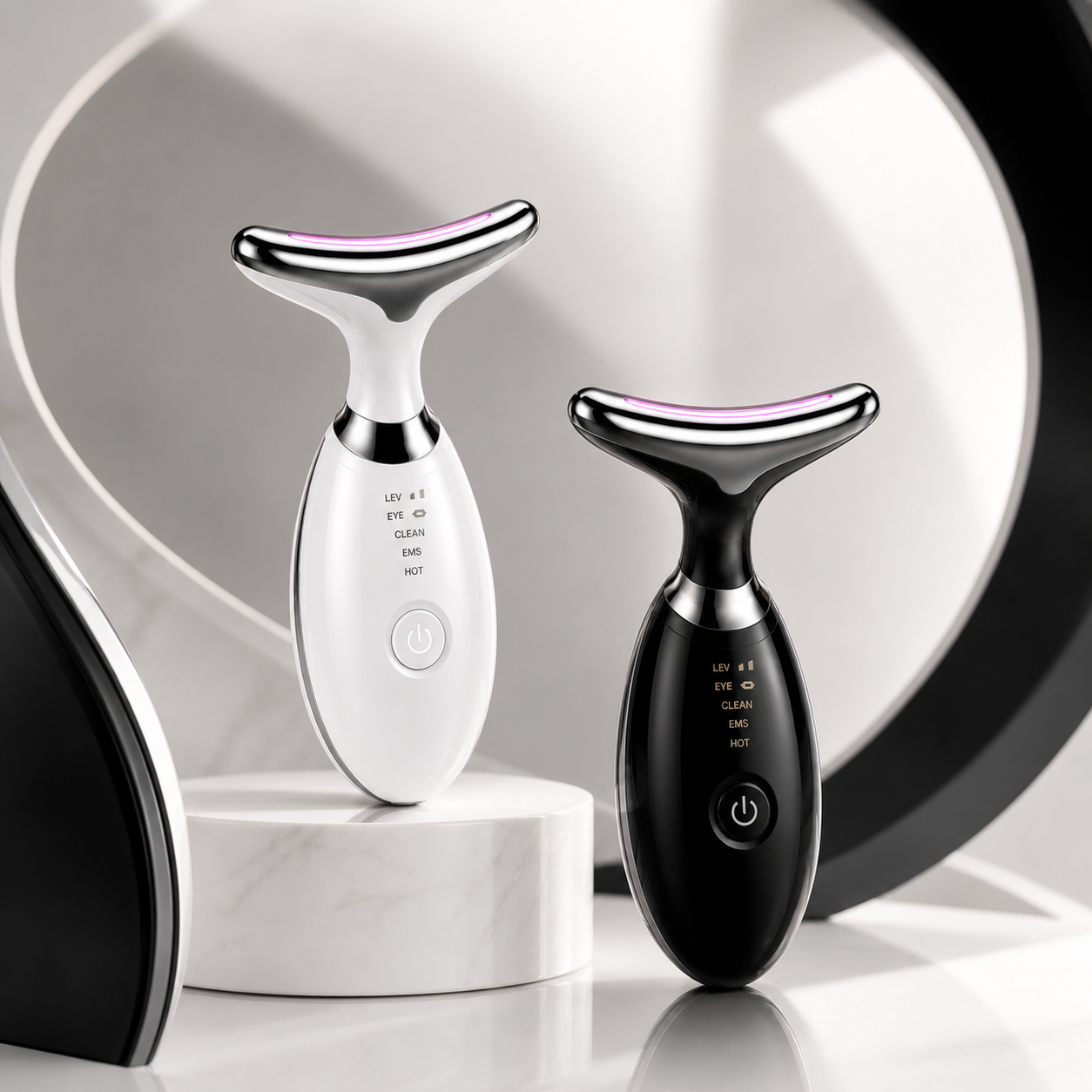 Lovelya GlowPulse Pro™ – Appareil Lifting Cou EMS LED Anti-Âge