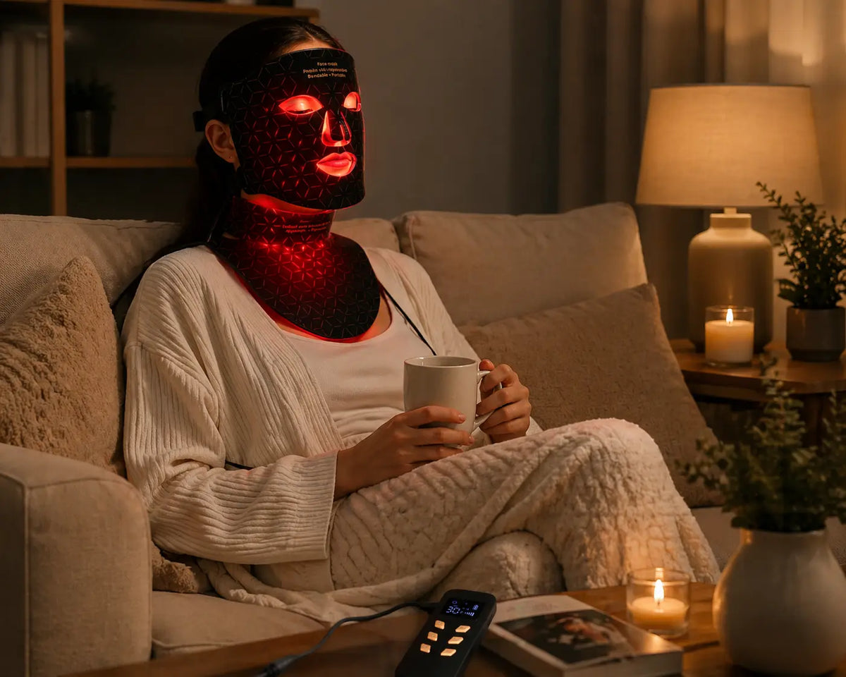 LUMIMASK™ – Masque LED Visage & Cou – vue 5