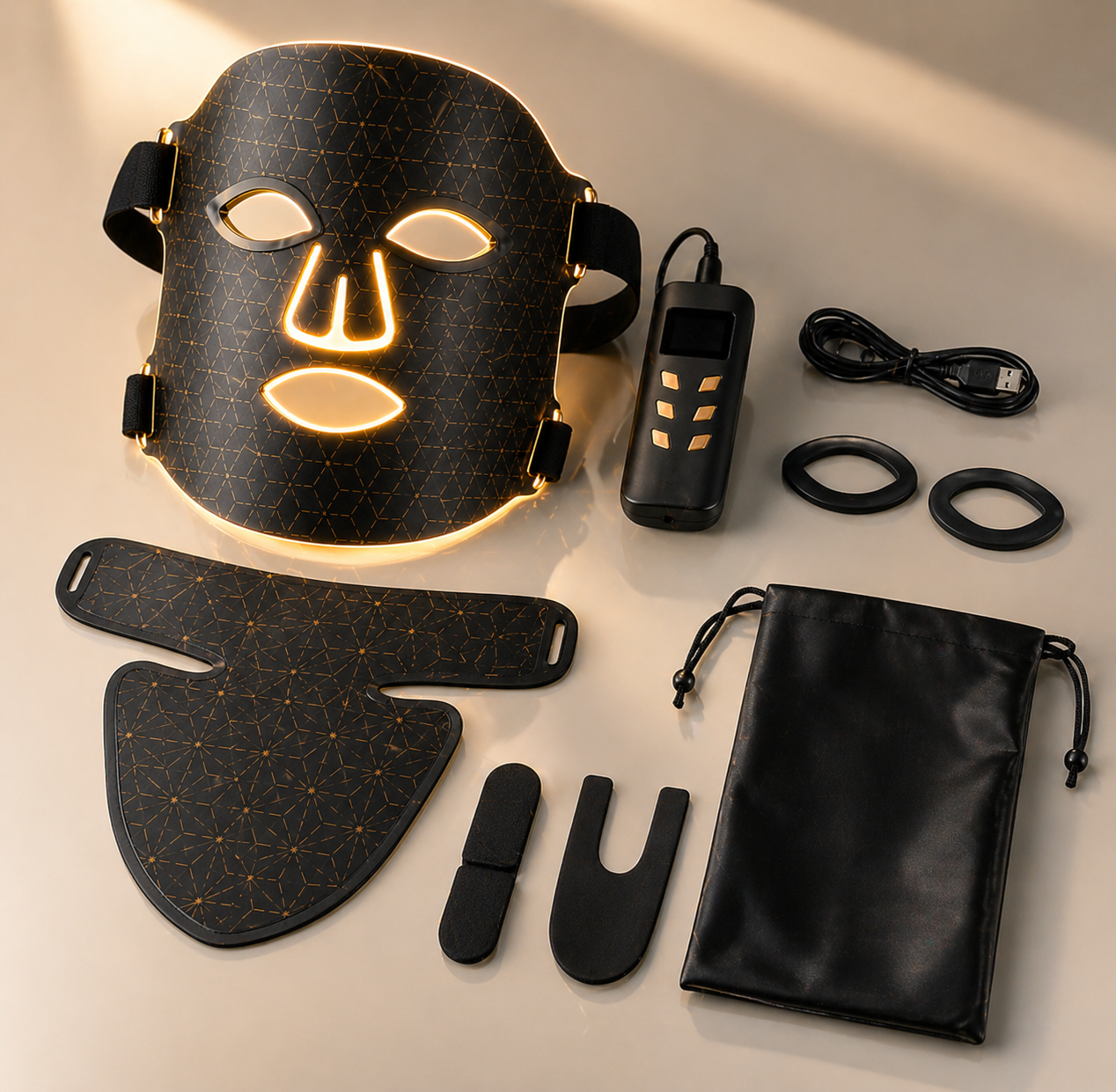 LUMIMASK™ – Masque LED Visage & Cou